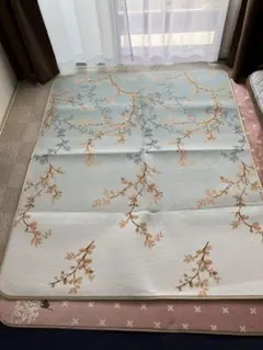 花柄 ホットカーペットマット