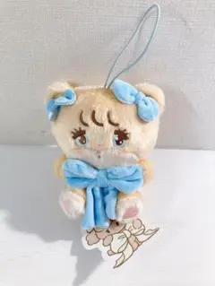 mikko 抱きしめおリボン　マスコット　ラテ