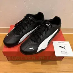 新品 25年秋冬 Puma プーマ スニーカー キャッチ ブラック/ホワイト
