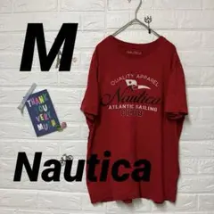 Nautica レッド Tシャツ 【M】