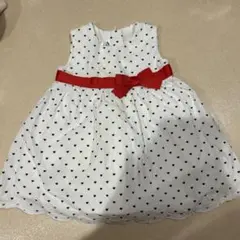 ハート柄ノースリーブワンピース