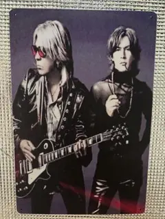 新品　B'z ミュージシャン ウォールアート 金属製 A4サイズ　③