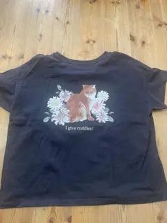 UNIQLO Paul & Joe 猫プリントTシャツ 黒