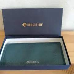 【NAUGHTIAM®】 ダークグリーン 長財布 箱付き