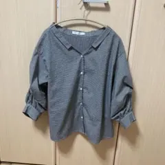 ナイスクラップ　ギンガムチェックトップス