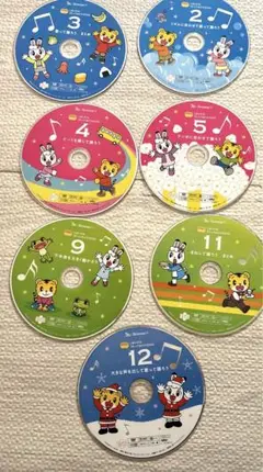こどもちゃれんじぽけっと しまじろうとうたっておどろうDVD7枚セット