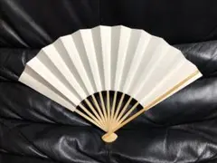扇子 27cm 白 白扇 舞扇子 舞踊 大衆演劇 着物 祝儀 添え書き