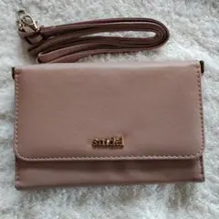 snidel ピンクショルダーバッグ型財布　雑誌付録