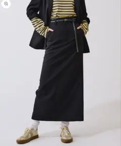 2024【THE SHINZONE】 CHRYSLER SKIRT 黒