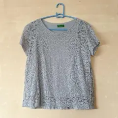 アースミュージックアンドエコロジー レースTシャツ、半袖カットソー