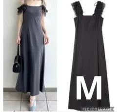 新品♡カップ付きチュールコンビカットキャミワンピース　フレイアイディー　fray
