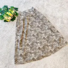 エディストクローゼット　ロングスカート　S ウエストゴム　伸縮性 グレー