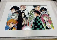 ジャンプ　鬼滅の刃　応募者全員サービス　メタルアートボード