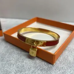 エルメス HERMES バングル ブレスレット ケリー カデナ型 リザード