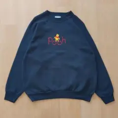 Fruit of the room社 くまのプーさん 長袖スウェットシャツ