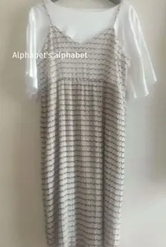Alphabet's alphabet キャミワンピ プリーツ