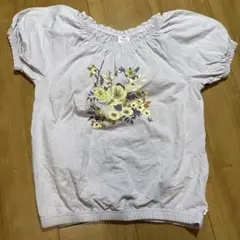 müsli 花柄 半袖シャツ 140cm made in ウクライナ