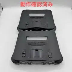 任天堂64　本体　ブラック　2台セット　ニンテンドー64　レトロゲーム