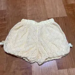 アプレレクール　ショートパンツ　黄色　120号