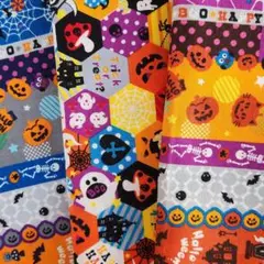 ハロウィン柄カットクロス　3枚組