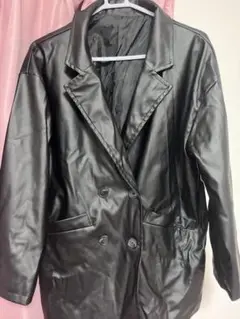 フェイク レザー ジャケット