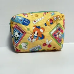 特別価格✳︎ハンドメイド✳︎スクエアポーチ　レトロアニマル