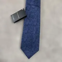 【ネクタイ】ニューリングウッド　ネイビー　総柄
