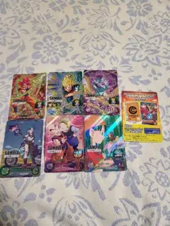 値下げ。スーパードラゴンボールヒーローズ UGM4弾 サンプルカード7枚セット