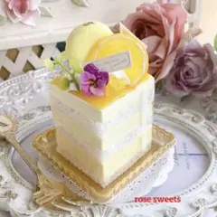 フェイクスイーツ♡爽やかレモンショートケーキ♡