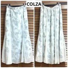 新品タグ　ハニーズ　COLZA シアーマーメイドスカート　ロング　シフォン　L