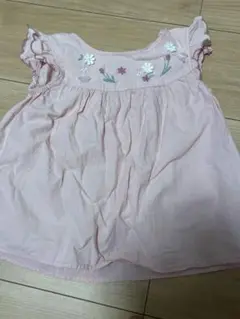 SLAP SLIP 花刺繍Tシャツ　110