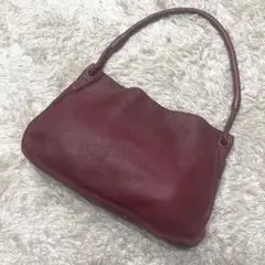 ボッテガヴェネタ ハンドバック イントレチャート 編み込みハンドル ボルドー