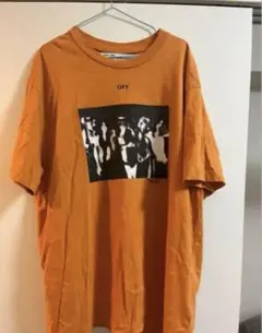 OFF-WHITE オフホワイト 20SS Tシャツ オレンジ Mサイズ