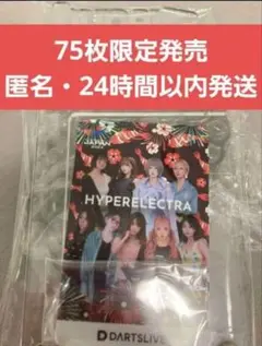 新品未開封 ハイパーエレクトラ 日本ダーツ祭り2024 限定ダーツライブカード 日本ダーツ祭り 2024 限定 ライブエフェクト付き ライブカード