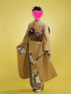 成人式 正絹 着物 振袖 絹