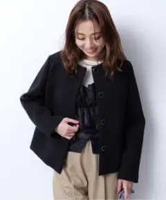 JUSGLITTY ダンボールジャケット ブラック