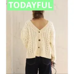 TODAYFUL トゥデイフル 2way ニットカーディガン
