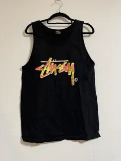 Stussy ブラック タンクトップ S