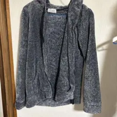グレー フード付きジャケット M