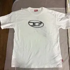 DIESEL ホワイト ロゴ Tシャツ