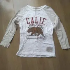 オールドネイビー　CALIFORNIA州熊デザイン長袖カットソー OLDNAVY