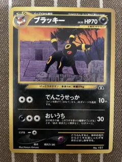 ポケモンカード旧裏　ブラッキー