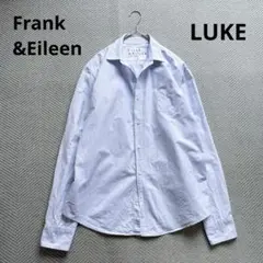 美品 フランク&アイリーン LUKE オックスフォードシャツ ストライプ XL