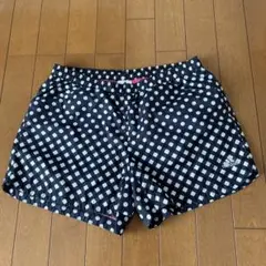 adidas チェック柄 水玉 ショートパンツ