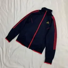 adidas アディダス ジャージ スポーツウェア UVケア ネイビー