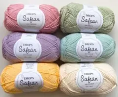 毛糸 コットン毛糸 DROPS SAFRAN コットン100%
