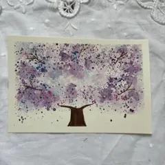 水彩画ハガキサイズ