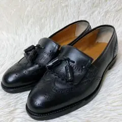 スコッチグレイン　タッセルローファー　メンズ　革靴　本革　3408 黒　25.0