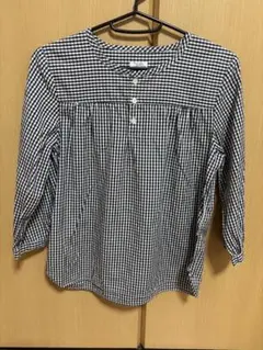 THE SMOCK SHOP スモックショップ　ギンガムチェックシャツ　1