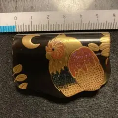 ビンテージ ブローチ 帯留め 細かな螺鈿を施した 作家 寺内一径